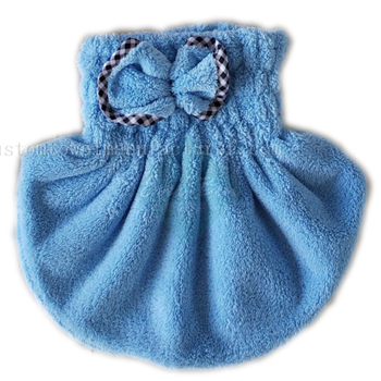 China Bulk Custom Kitchen soft towels fingertip Cloth Manufacturer Bespoke Logo Pattern Coral Fleece microfiber Kitchen Hand Dry Towel Gifts Factory for Africa